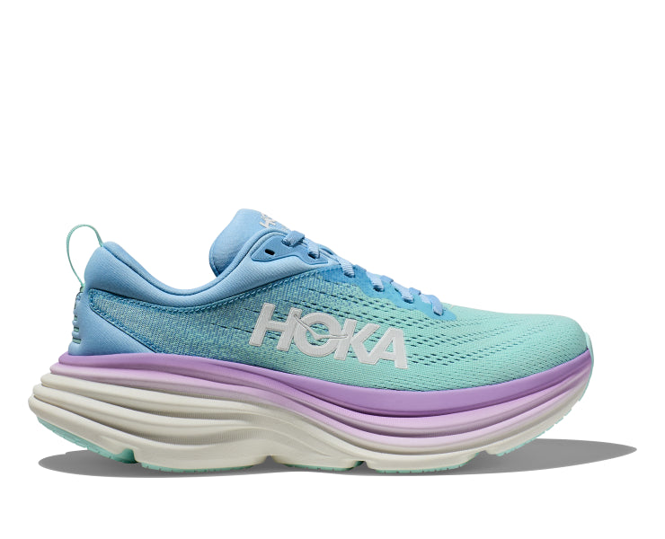 Hoka Airy Blue/Sunlit Ocean Bondi 8 Women's Athletic Shoes 1127952-ABSO