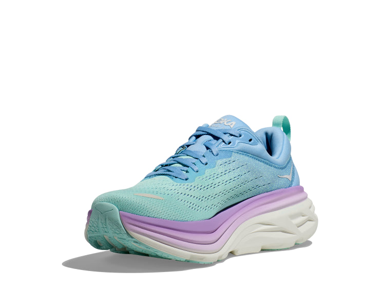 Hoka Airy Blue/Sunlit Ocean Bondi 8 Women's Athletic Shoes 1127952-ABSO