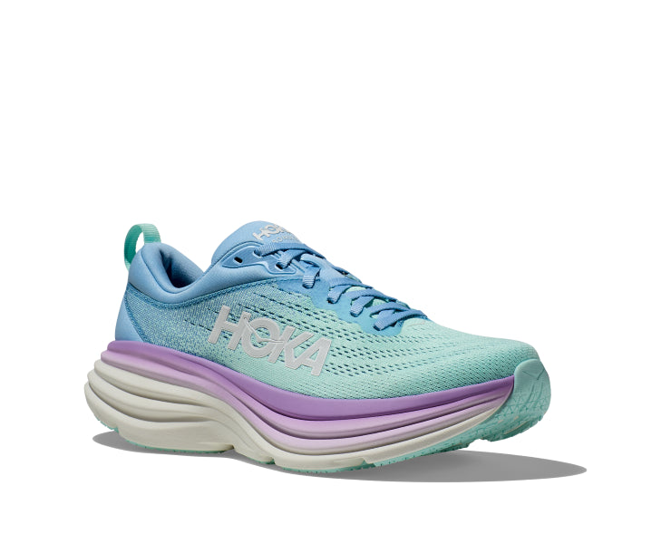 Hoka Airy Blue/Sunlit Ocean Bondi 8 Women's Athletic Shoes 1127952-ABSO