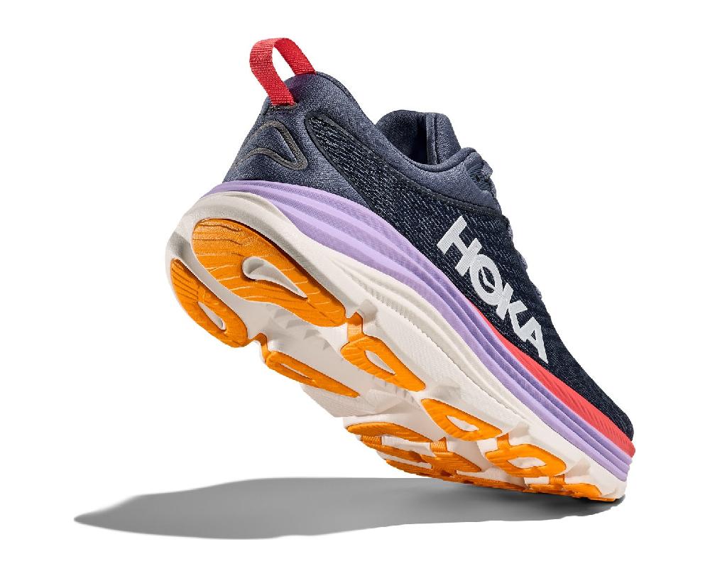 Hoka Anchor/Grapefruit Gaviota 5 Wide Width Women's Running Shoes 1134270-ARP