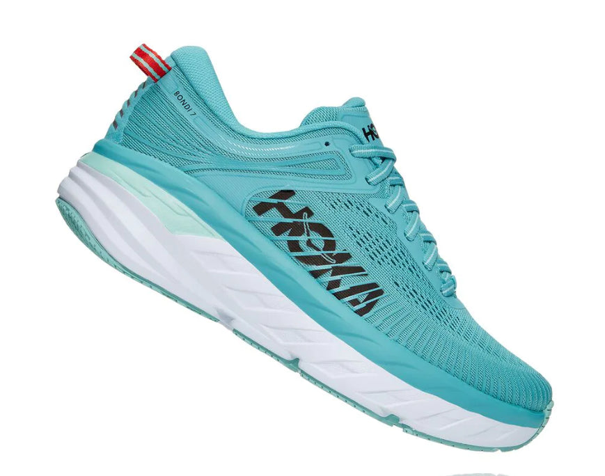 Hoka Aquarelle With Eggshell Blue Bondi 7 Women's Running Shoes 1110519/31-AEBL