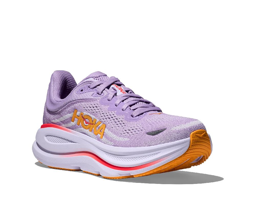 Hoka Aster Flower/Starlight Glow Bondi 9 Women's Running Shoes 1162012-AGH