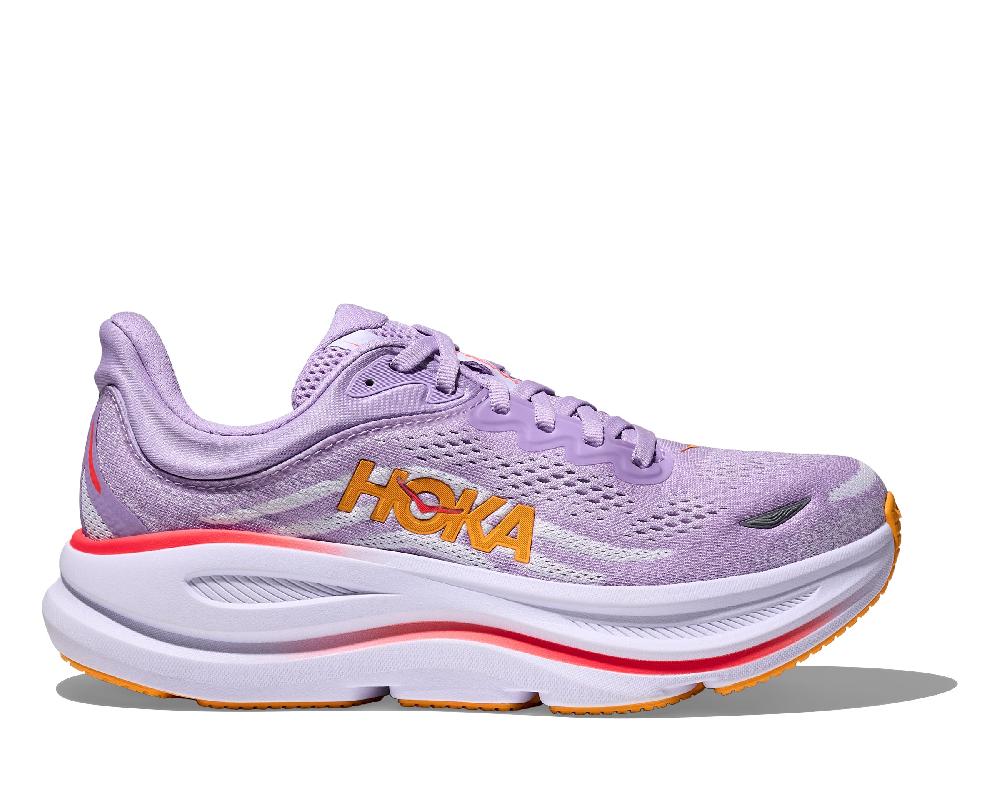 Hoka Aster Flower/Starlight Glow Bondi 9 Women's Running Shoes 1162012-AGH