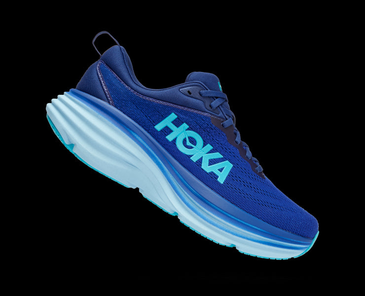 Hoka Bellwether Blue/Bluing Bondi 8 Mens Running Shoes 1123202-BBBG