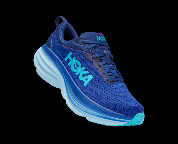 Hoka Bellwether Blue/Bluing Bondi 8 Mens Running Shoes 1123202-BBBG
