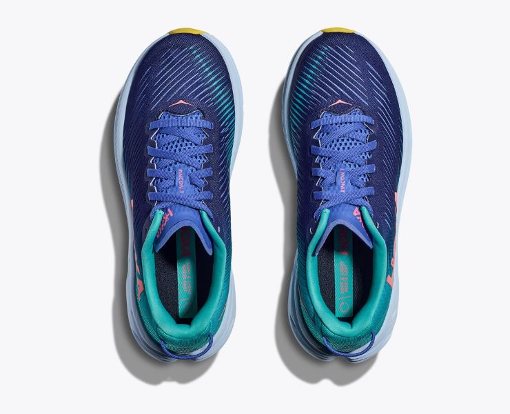 Hoka Bellwether Blue/Ceramic Rincon 3 Women's Athletic Shoes 1119396-BBCRM