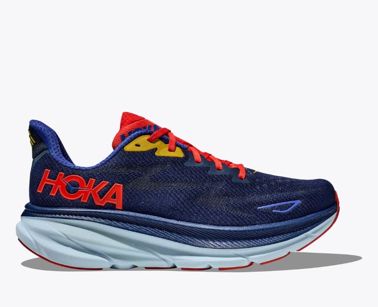 Hoka Bellwether Blue/Dazzling Blue Clifton 9 Men's Running Shoes 1127895-BBDGB