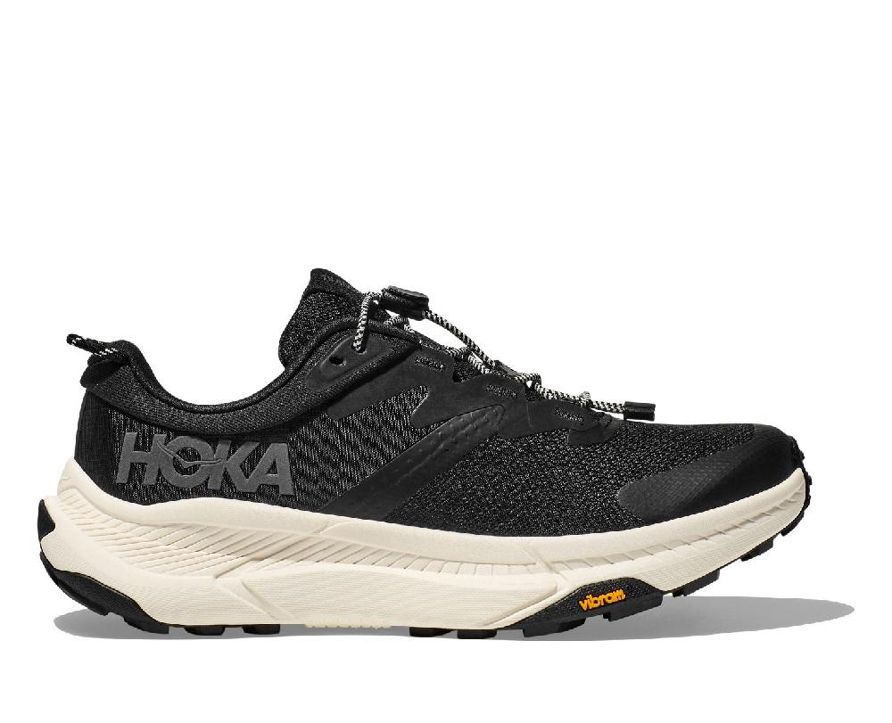 Hoka Black/Alabaster Transport Women's Athletic Shoes 1123154-BKLB