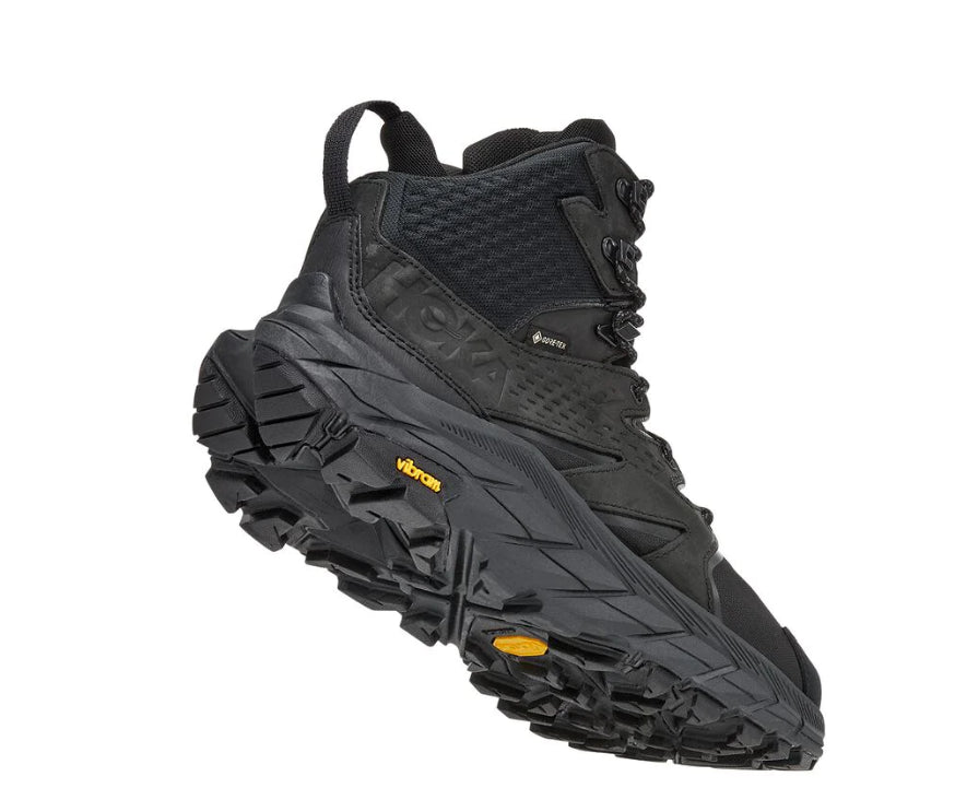 Hoka Black Anacapa Mid Gore-Tex Hiking Shoes 1122018-BBLC