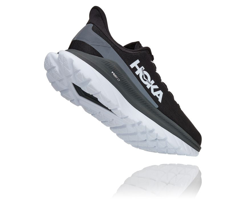 Hoka Black And Dark Shadow Mach 4 Mens Running Shoes 1113528-BDSD