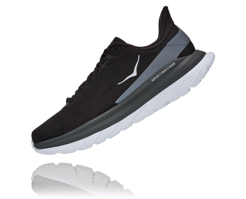 Hoka Black And Dark Shadow Mach 4 Mens Running Shoes 1113528-BDSD