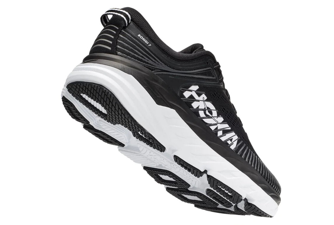 Hoka Black And White Bondi 7 Women's Shoes 1110519/31-BWHT