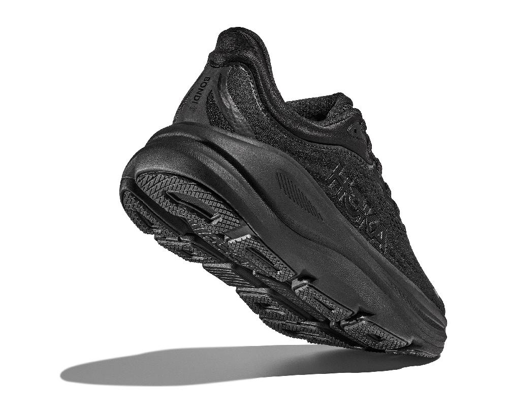 Hoka Black/Black Bondi 9 Men's Xtra Wide Width Running Shoes 1162015-BBLC