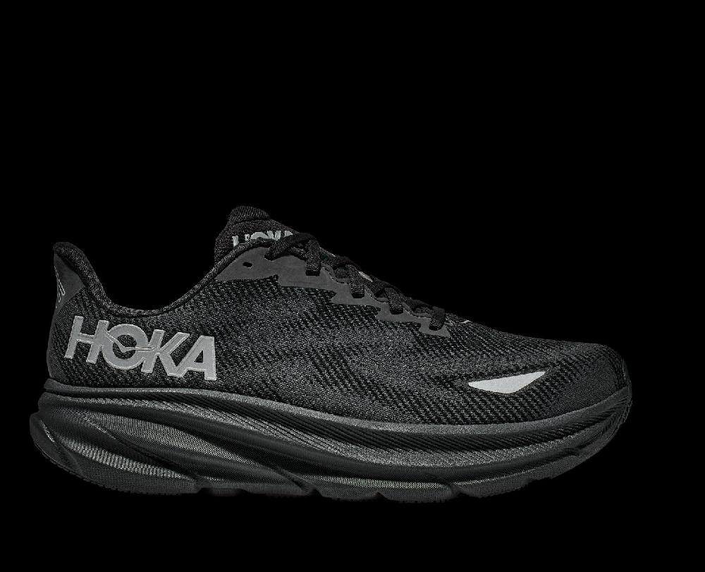 Hoka Black/Black Clifton 9 GTX Men's Running Shoes 1141470-BBLC