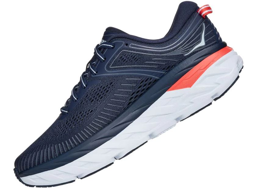 Hoka Black Iris/Ballad Blue Bondi 7 Womens Running Shoes 1110519