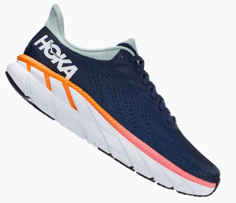 Hoka Black Iris/Blue Haze Clifton 7 Womens Road Running Shoes 1110509/35