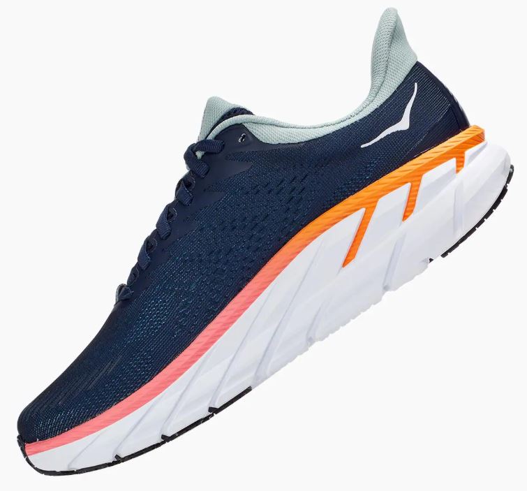Hoka Black Iris/Blue Haze Clifton 7 Womens Road Running Shoes 1110509/35