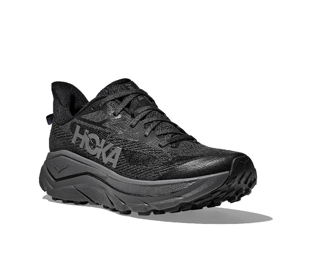 Hoka Black/Outer Orbit Challenger 8 Wide Width Men's Trail Running Shoes 1168718-BCKT
