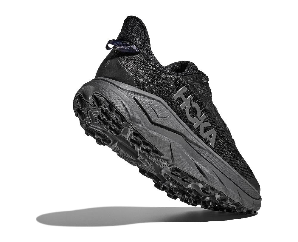 Hoka Black/Outer Orbit Challenger 8 Wide Width Men's Trail Running Shoes 1168718-BCKT
