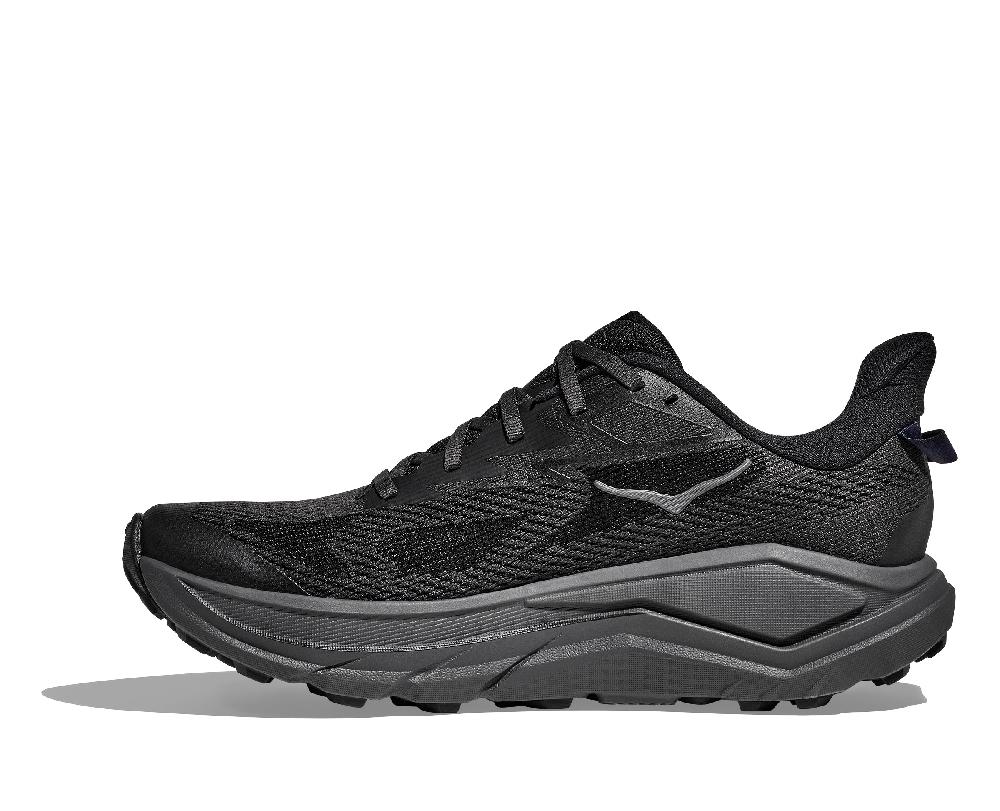 Hoka Black/Outer Orbit Challenger 8 Wide Width Men's Trail Running Shoes 1168718-BCKT
