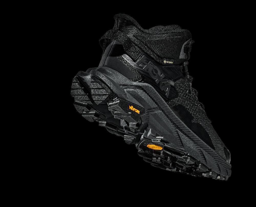 Hoka Black/Raven Trail Code GTX Men's Hiking Shoes 1123165-BRVN