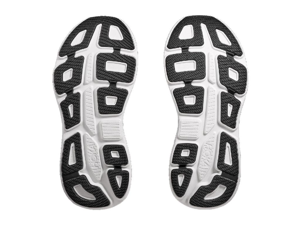 Hoka Black/White Bondi 9 Women's Running Shoes 1162012-BWHT