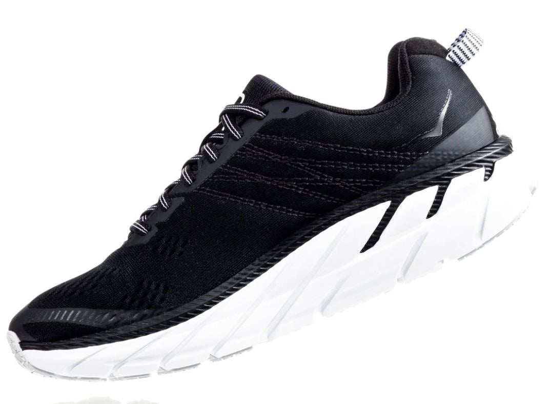 Hoka Black/White Clifton 6 Womens Running Shoes 1102873