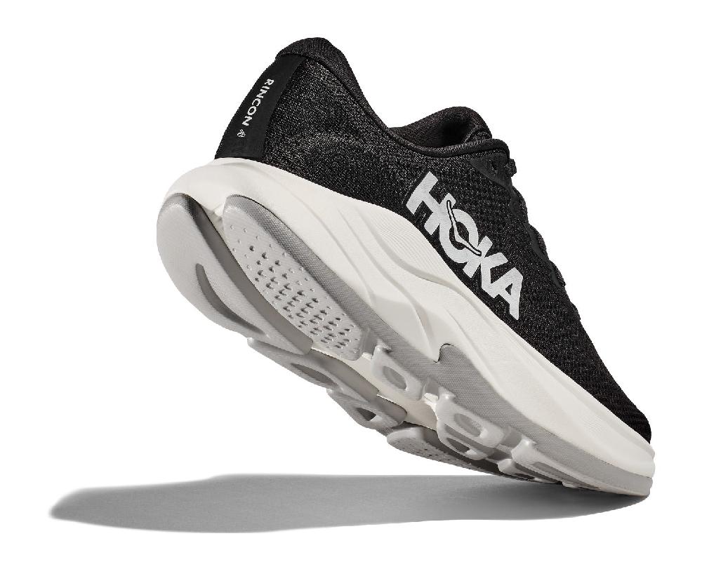 Hoka Black/White Rincon 4 Men's Running Shoes 1155130-BWHT