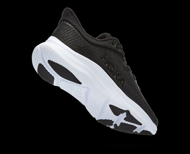 Hoka Black/White Solimar Womens Road Running Shoes 1123075-BWHT