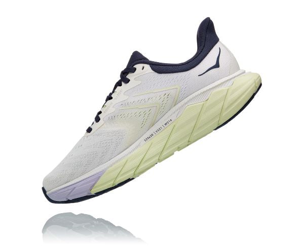 Hoka Blanc De Blanc And Outer Space Arahi 5 Womens Running Shoes 1115012-BDBOS