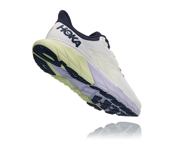 Hoka Blanc De Blanc And Outer Space Arahi 5 Womens Running Shoes 1115012-BDBOS