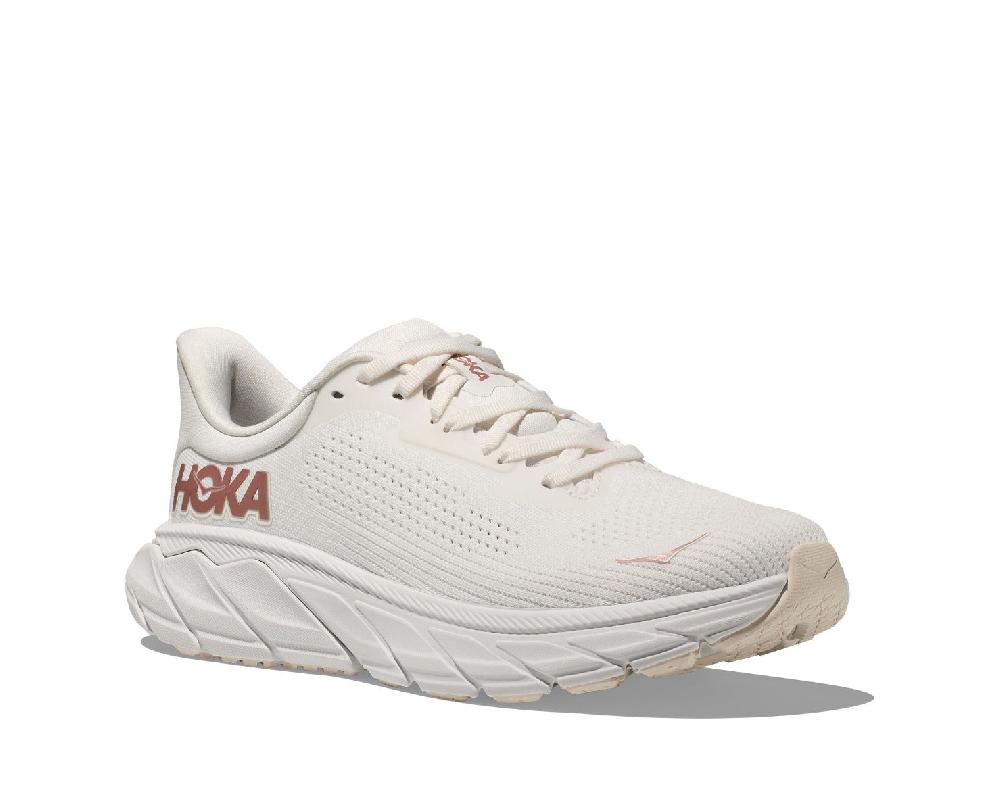 Hoka Blanc De Blanc/Rose Gold Arahi 7 Women's Running Shoes 1147851-BSG