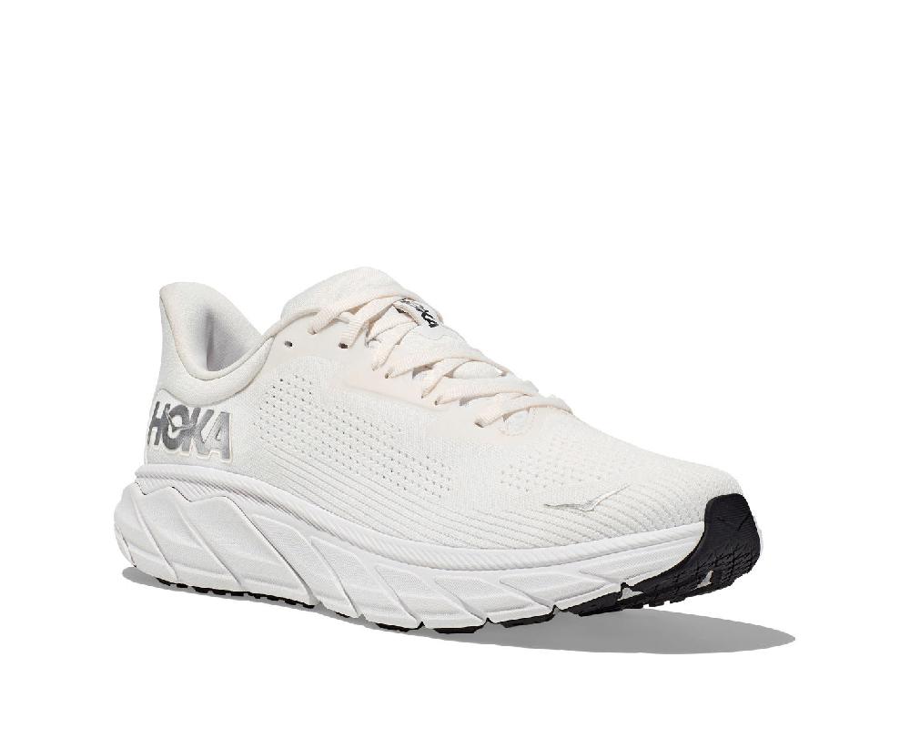 Hoka Blanc De Blanc/Steel Wool Arahi 7 Men's Wide Width Running Shoes 1147870-BDBSW