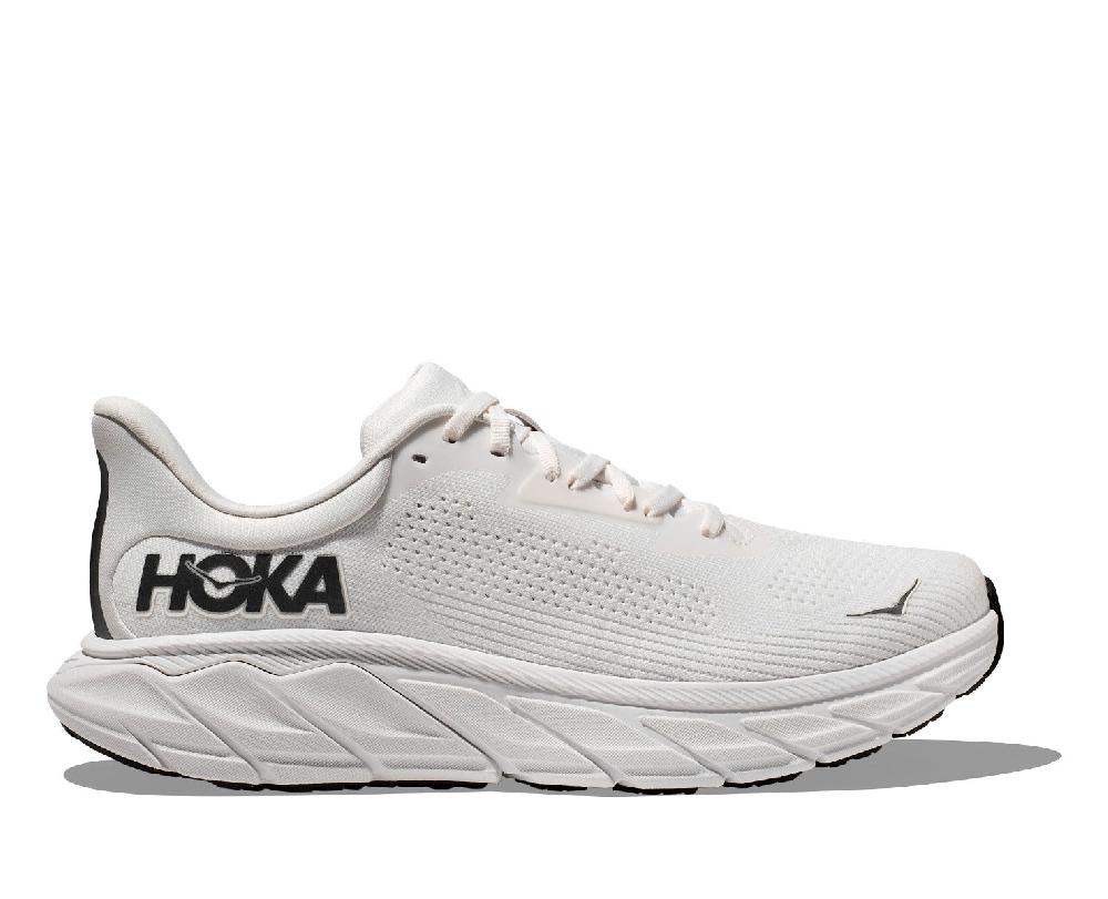 Hoka Blanc De Blanc/Steel Wool Men's Arahi 7 Running Shoes 1147850-BDBSW
