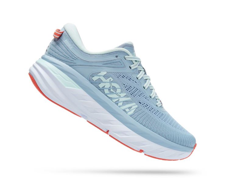 Hoka Blue Fog And Blue Glass Womens Athletic Shoes 1110519/31-BFBG