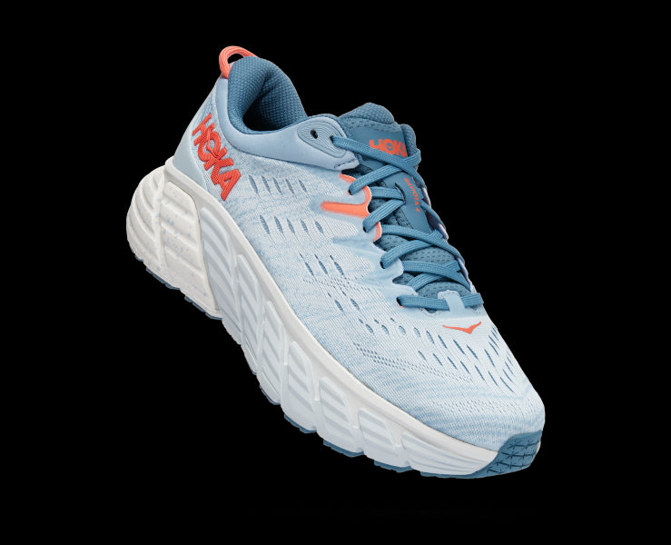 Hoka Blue Fog/Plein Air Gaviota 4 Womens Running Shoes 1123199/201BFPA