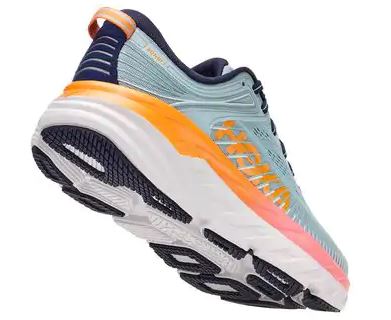 Hoka Blue Haze/Black Iris Bondi 7 Womens Road Running Shoes 1110519