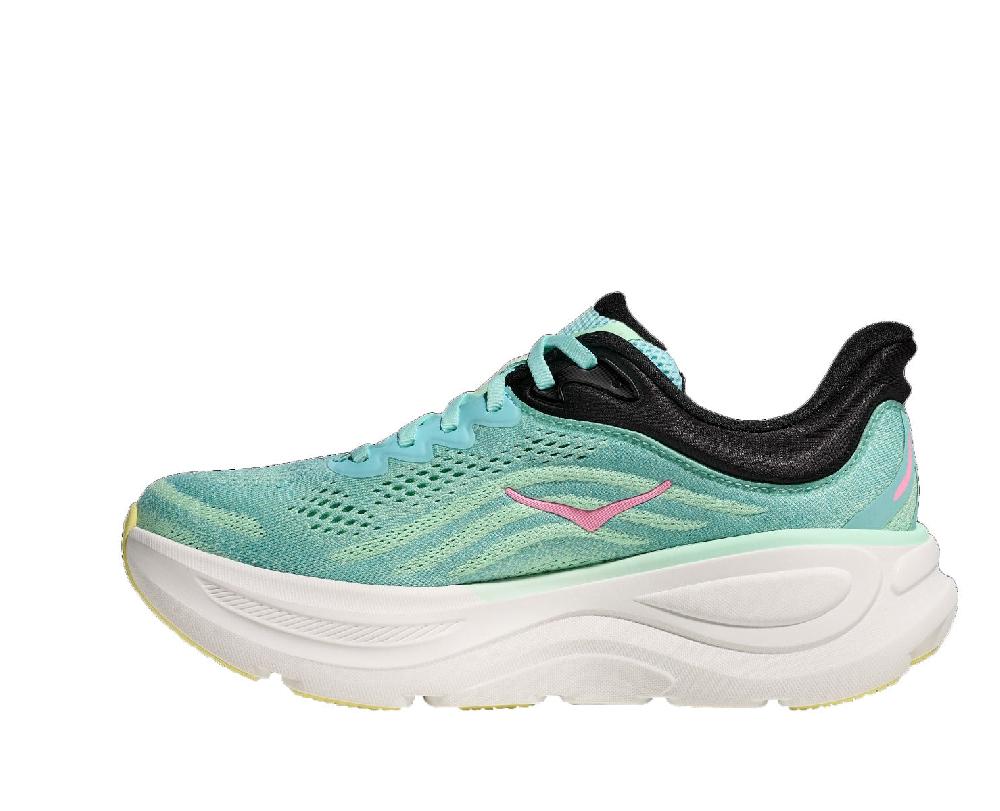 Hoka Blue Spark/Mint Flourite Bondi 9 Women's Running Shoes 1162012-BTF
