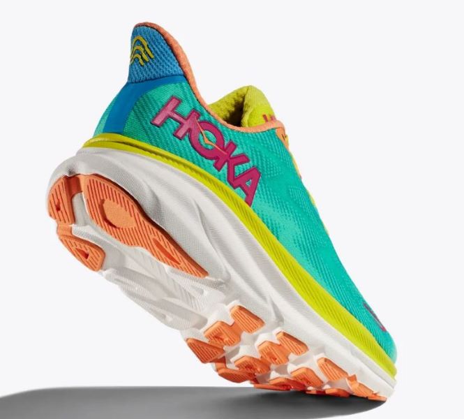 Hoka Ceramic/Evening Primrose Clifton 9 Women's Running Shoes 1127896-CEPR