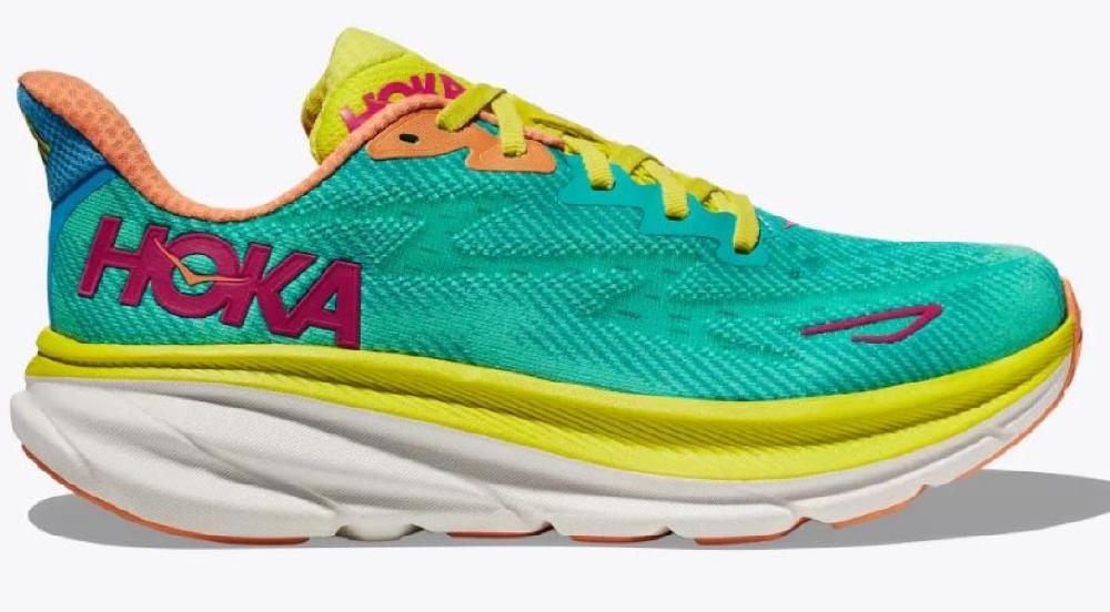 Hoka Ceramic/Evening Primrose Clifton 9 Women's Running Shoes 1127896-CEPR