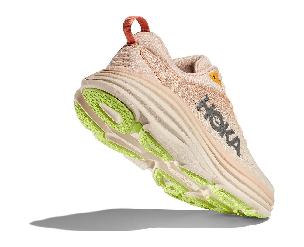 Hoka Cream/Vanilla Bondi 8 Women's Running Shoes 1127952-CMV