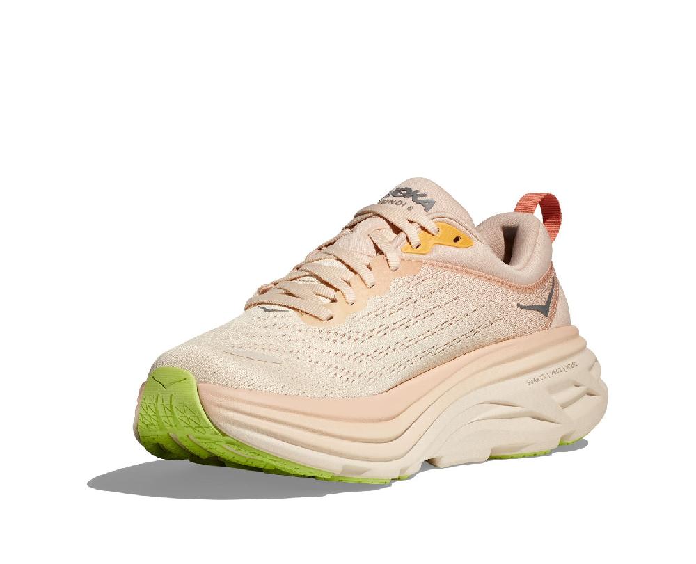 Hoka Cream/Vanilla Bondi 8 Women's Running Shoes 1127952-CMV