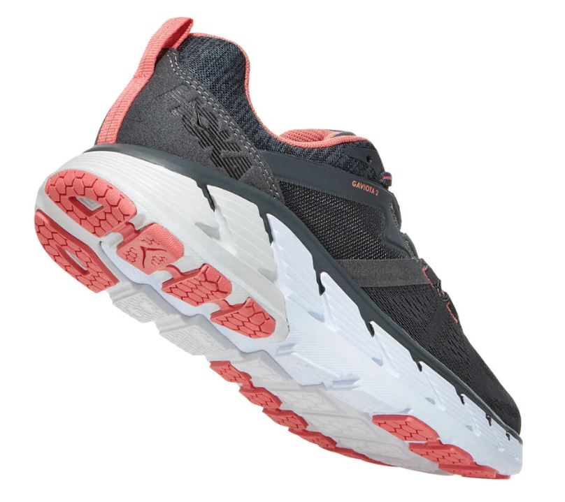 Hoka Dark Shadow Lantana Gaviota 2 Womens Comfort Running Shoes 1099630