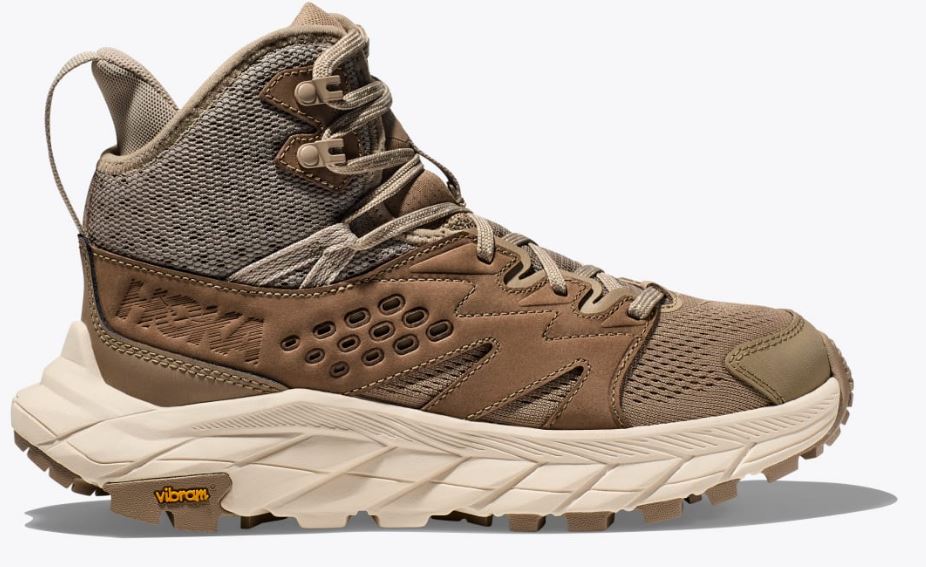 Hoka Dune/Eggnog Anacapa Breeze Mid Womens Hiking Shoes 1134506-DEGG