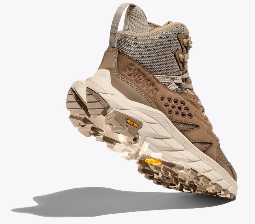 Hoka Dune/Eggnog Anacapa Breeze Mid Womens Hiking Shoes 1134506-DEGG