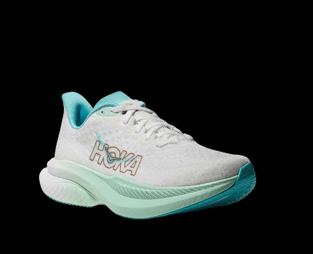 Hoka Frost/Rose Gold Mach 6 Women's Athletic Shoes 1147810-FTRS