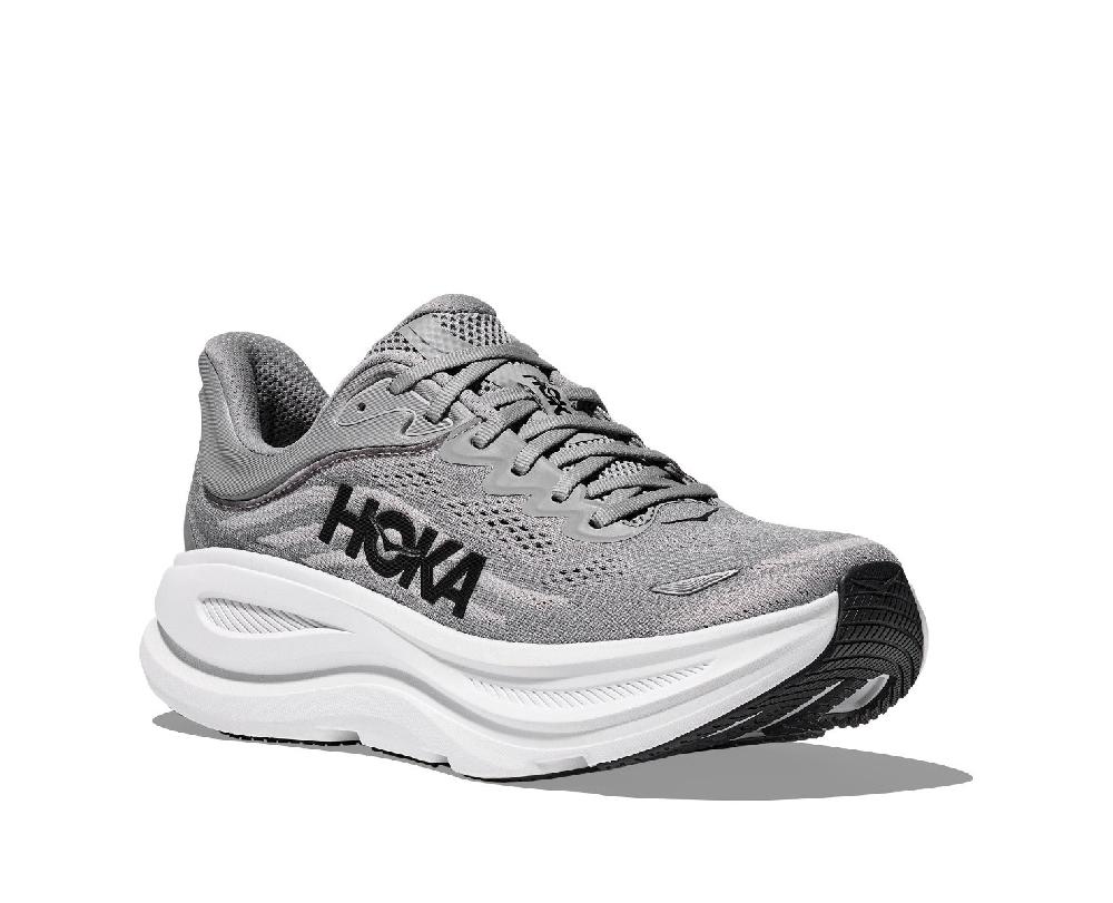 Hoka Galactic Grey/Stellar Grey Bondi 9 Men's Running Shoes 1162011-GCTC