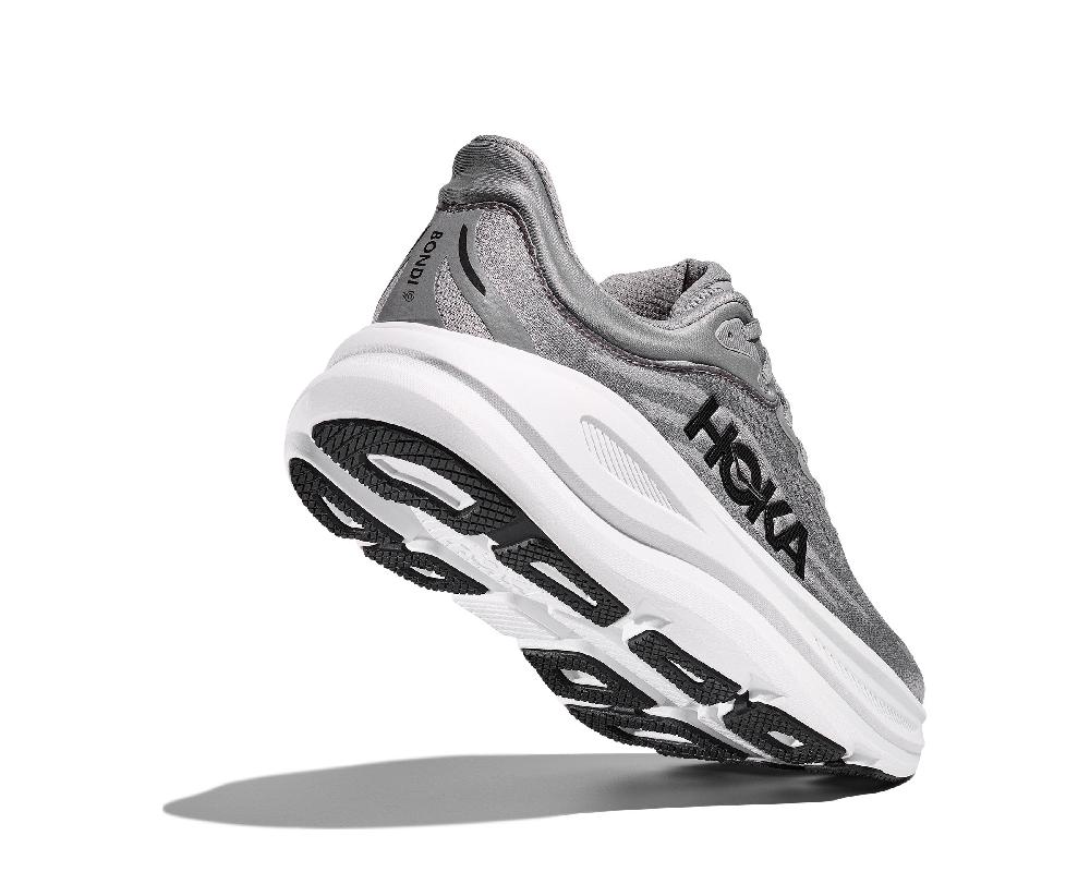 Hoka Galactic Grey/Stellar Grey Bondi 9 Men's Wide Width Running Shoes 1162013-GCTC
