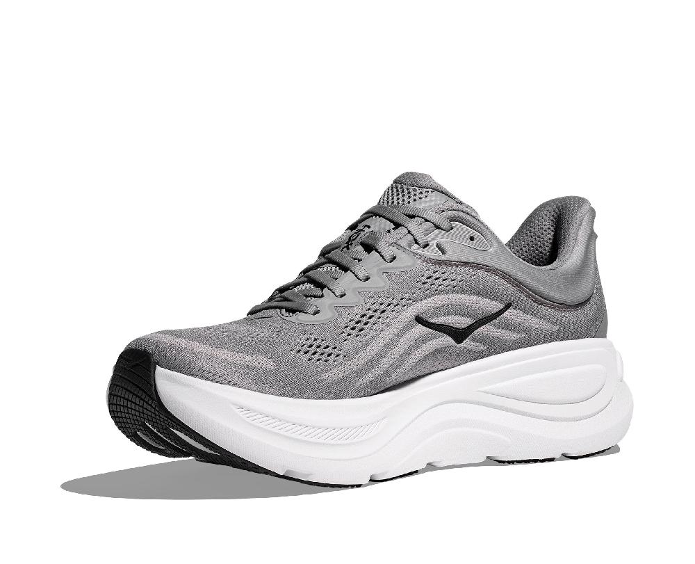 Hoka Galactic Grey/Stellar Grey Bondi 9 Men's Wide Width Running Shoes 1162013-GCTC