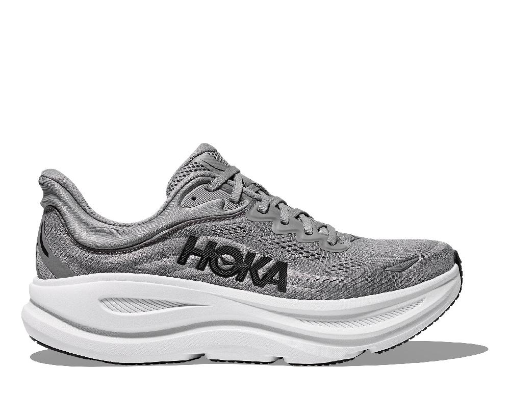 Hoka Galactic Grey/Stellar Grey Bondi 9 Men's Wide Width Running Shoes 1162013-GCTC